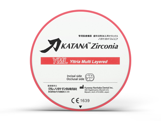 Циркониевый диск Katana Zirconia YML 22мм A1 4683 фото