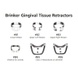 Набор Кламмеров для сильно разрушеных зубов Hygenic® Brinker Clamps 3204 фото 2