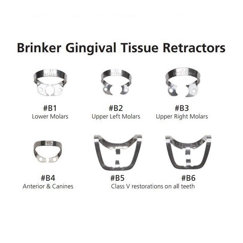 Набор Кламмеров для сильно разрушеных зубов Hygenic® Brinker Clamps 3204 фото