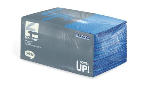 Трёхслойные стоматологические салфетки для пациента 50шт Monoart® "Towel Up" 3120 фото