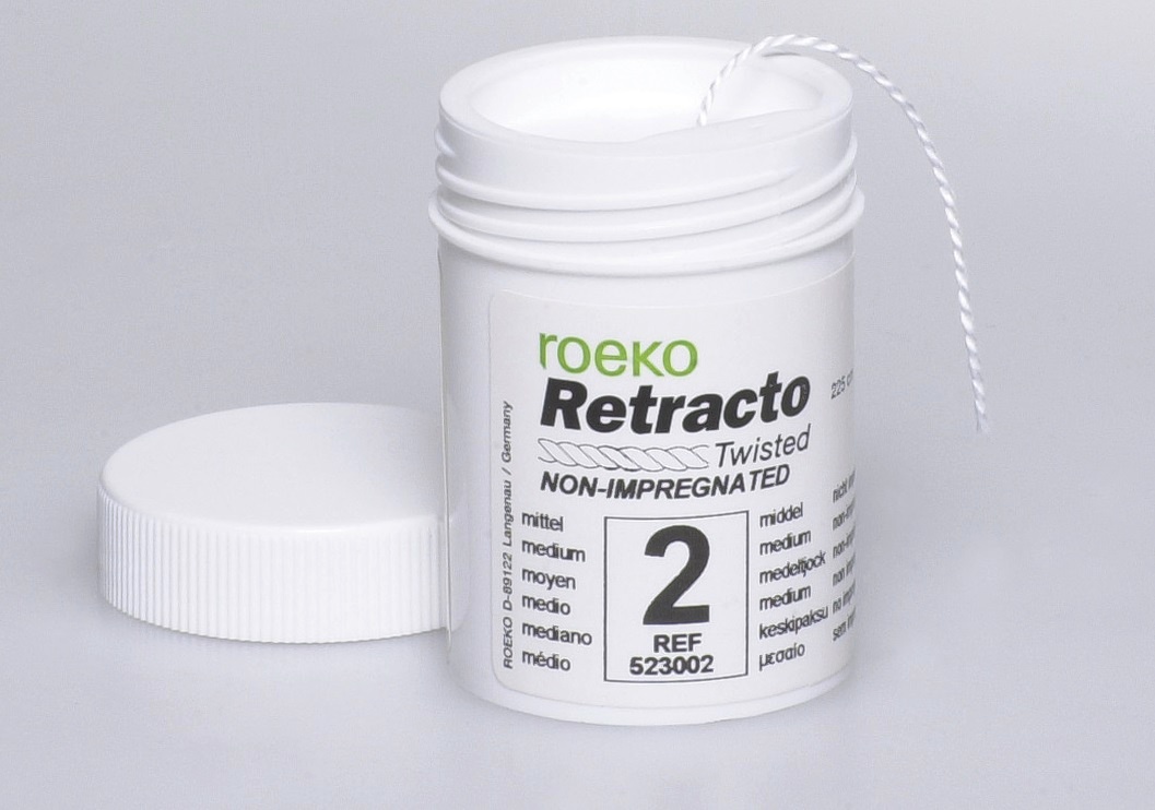 Нить ретракционная ROEKO Retracto #2 Medium (средняя) с пропиткой хлорида аллюминия длина 225 см. 3364 фото