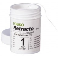 Нитка ретракційна ROEKO Retracto #1 fine (Тонка) з просоченням хлориду алюмінію довжина 225 см. 3231 фото
